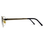 Golden Color Half-Rim Eyeglass