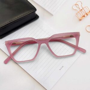 New Arrival Pink Color Eyeglass