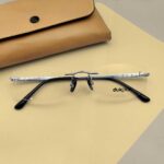 Silver Color Premium Quality Rimless Eyeglass