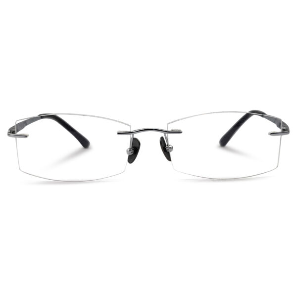 Silver Color Premium Quality Rimless Eyeglass