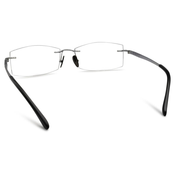 Silver Color Premium Quality Rimless Eyeglass