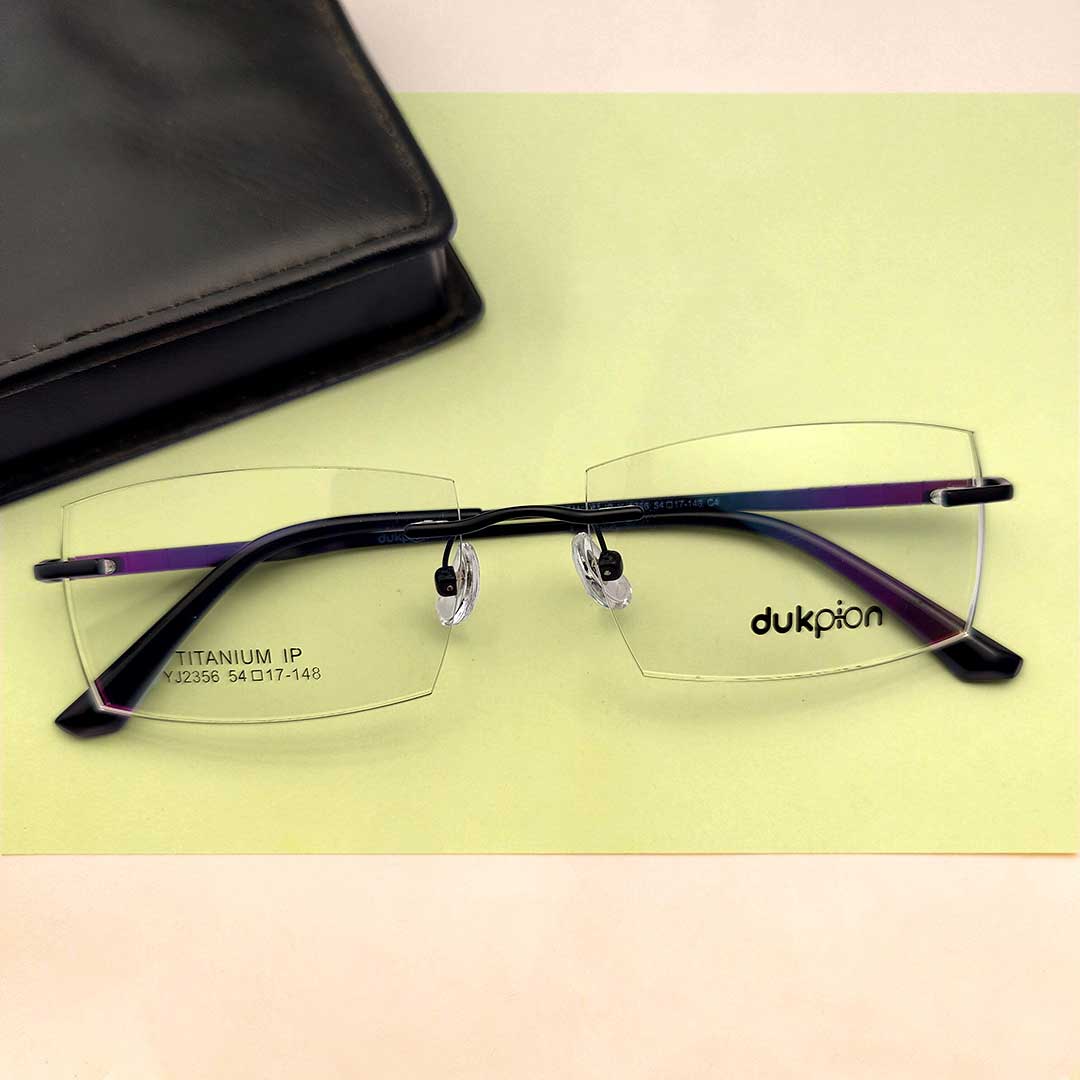 New Luxurious Titanium Rimless Frame