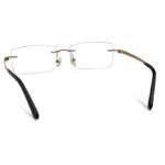 Best Quality Golden Color Titanium Rimless Frame