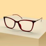 Red Color Light Weight Eyeglasses