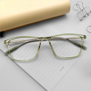 Olive Transparent Color Light Weight Eyeglass