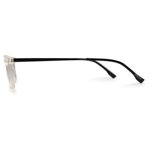 Transparent Color Square Shape Eyeglass