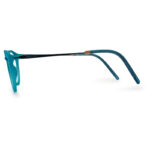 Turquoise Color Round Shape Eyeglass