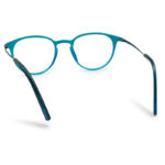 Turquoise Color Round Shape Eyeglass