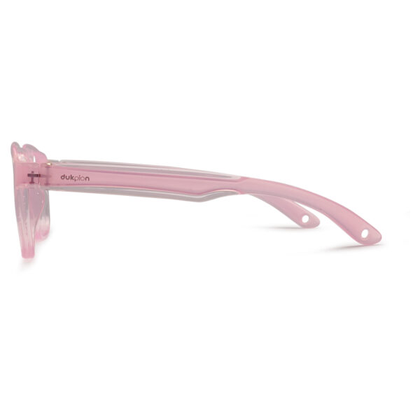 Square Shape Pink Transparent Color Eye ware
