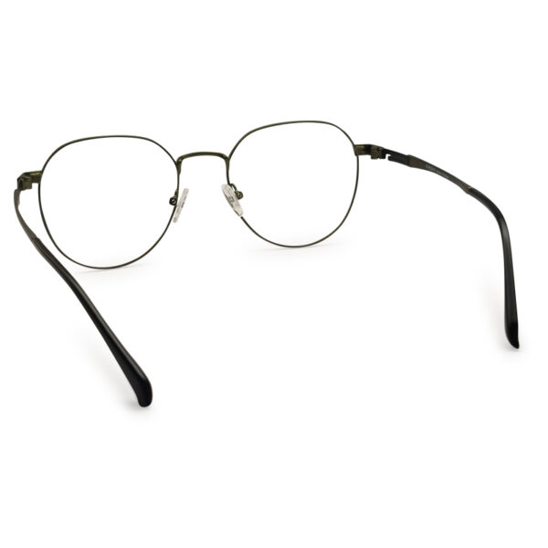 Olive Color Round Shape Eyeglasses