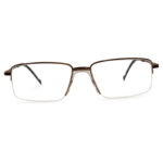 Brown Color Half-rimless Eyeglass