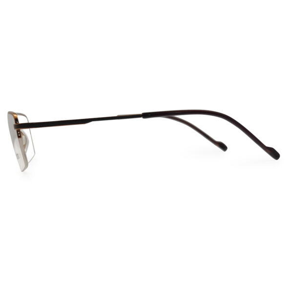 Brown Color Half-rimless Eyeglass