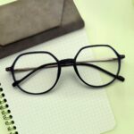 Unique Design Semi Round Eyeglasses