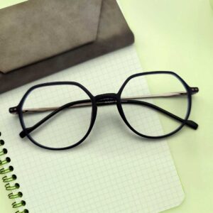 Unique Design Semi Round Eyeglasses