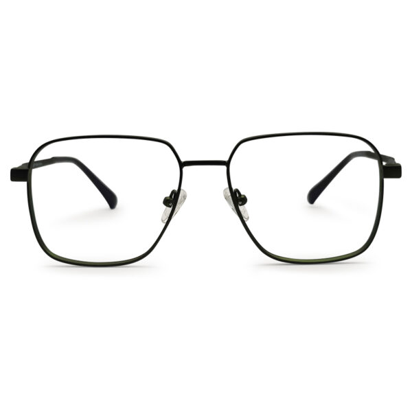 Olive Color Square Shape Eyeglass