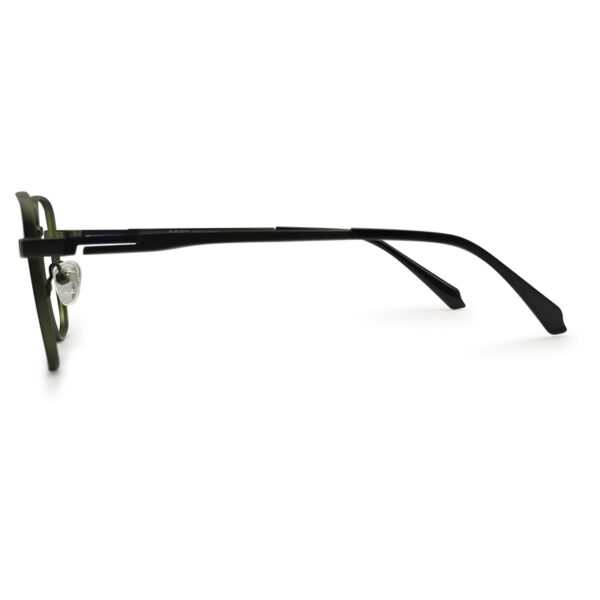 Olive Color Square Shape Eyeglass
