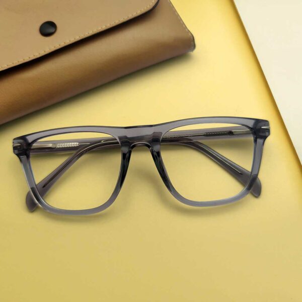 Transparent Fiber and Metal Mixed Eyeglass