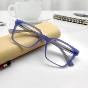 Purple Transparent Color Eyeglass