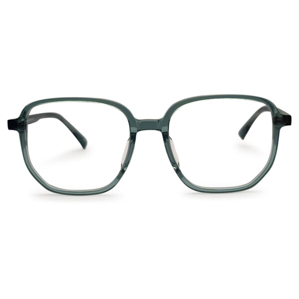 Green Transparent Color Eyeglass