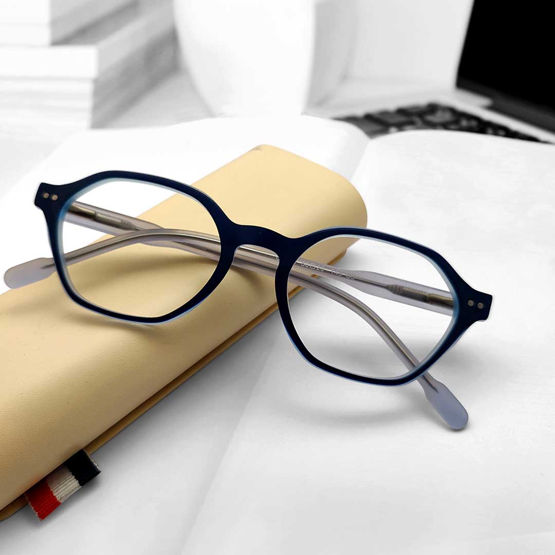 Semi-Round Shape New Eyeglasses