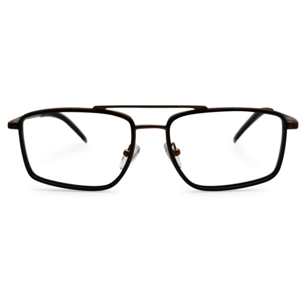 Brown Color Double Bridge Eyeglass