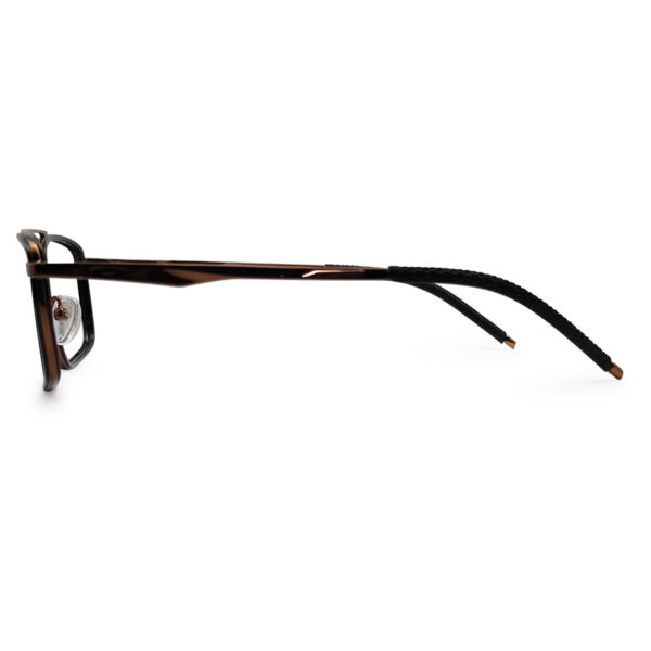 Brown Color Double Bridge Eyeglass