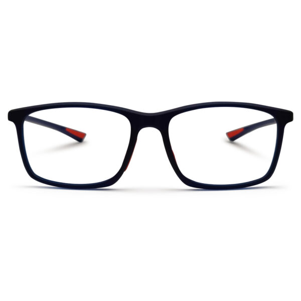 Blue Mixed Flexible Eyeglasses Frame
