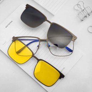 Premium Quality 3in 1 Magnetic Sunglasses