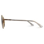 Double Bridge Golden Color Sunglasses