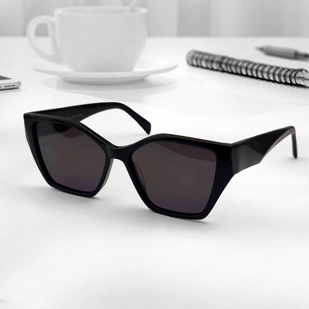 Black Color Cat Eye Woman Sunglasses