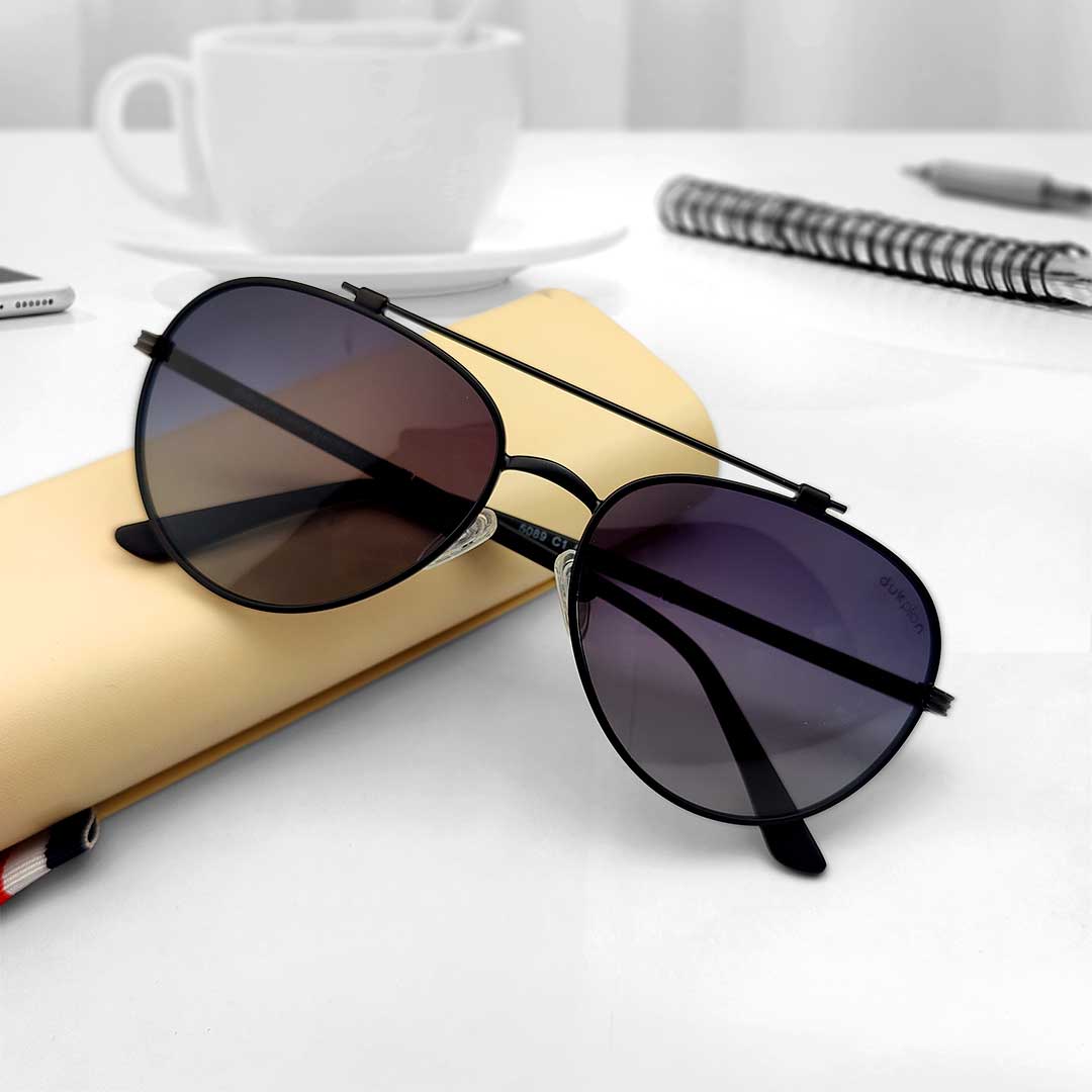 Most Fashionable Double Bridge Metal Sunglasses