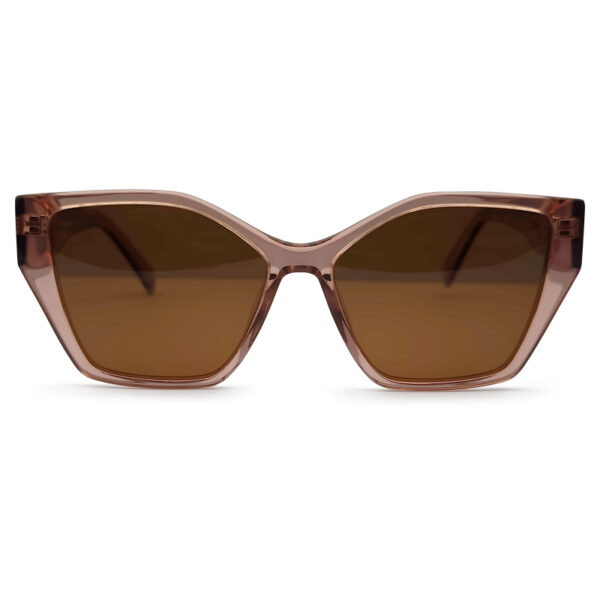 Pink Transparent Color Sunglasses