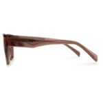Pink Transparent Color Sunglasses
