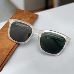 Transparent Color Square Shape Sunglasses