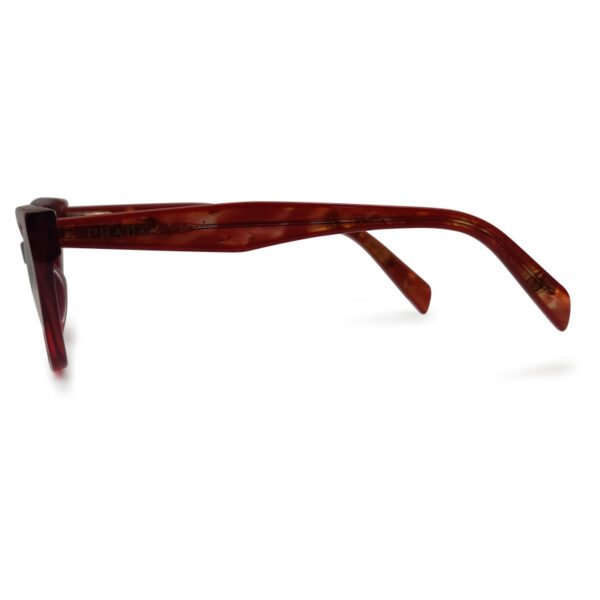 Red Transparent Color Woman Sunglasses