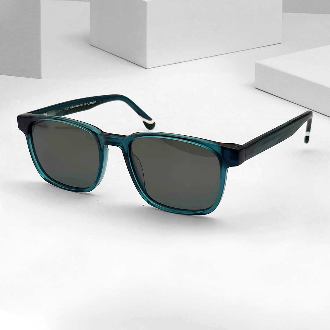 Green Transparent Color Sunglasses