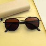 Brown Color and Fashionable Sunglasses