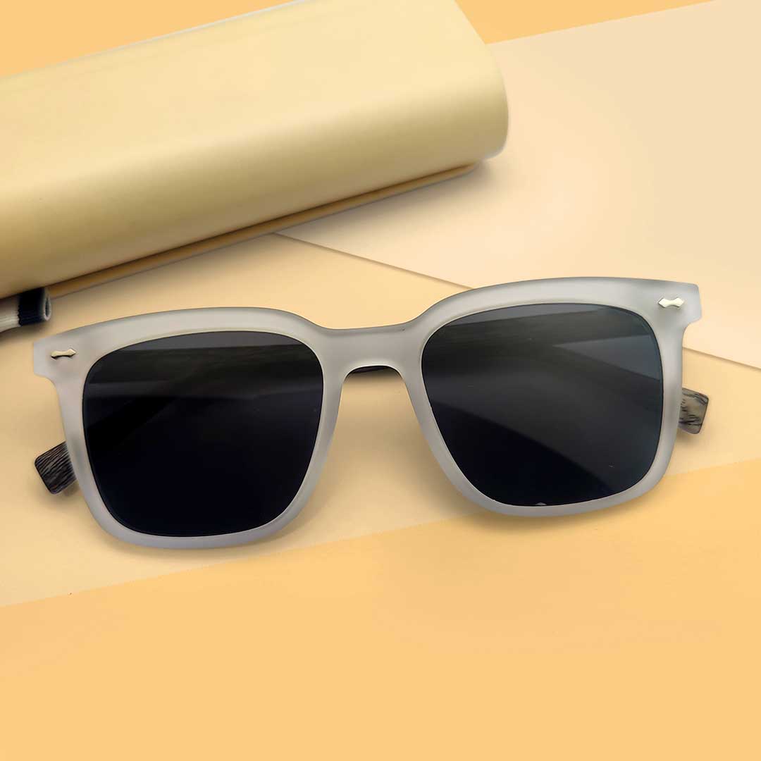 Transparent and Wooden Premium Quality Sunglasses