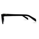 Glossy Black Unique Design Sunglasses