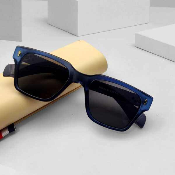 Blue Transparent Color Sunglasses