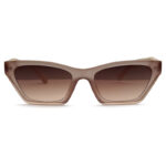 Pink Transparent Color Woman Sunglasses
