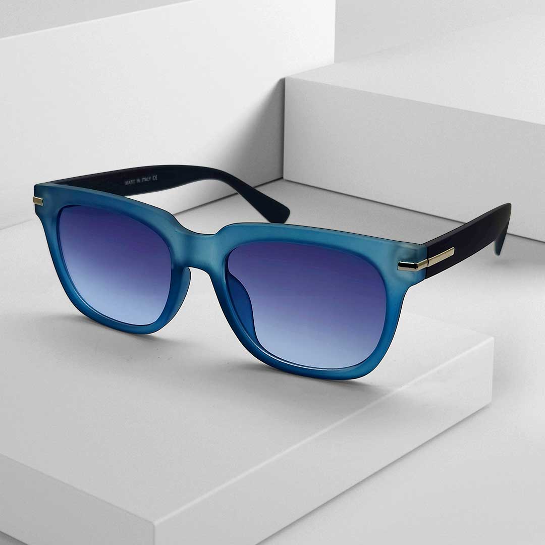 Transparent and Black Color Sunglasses