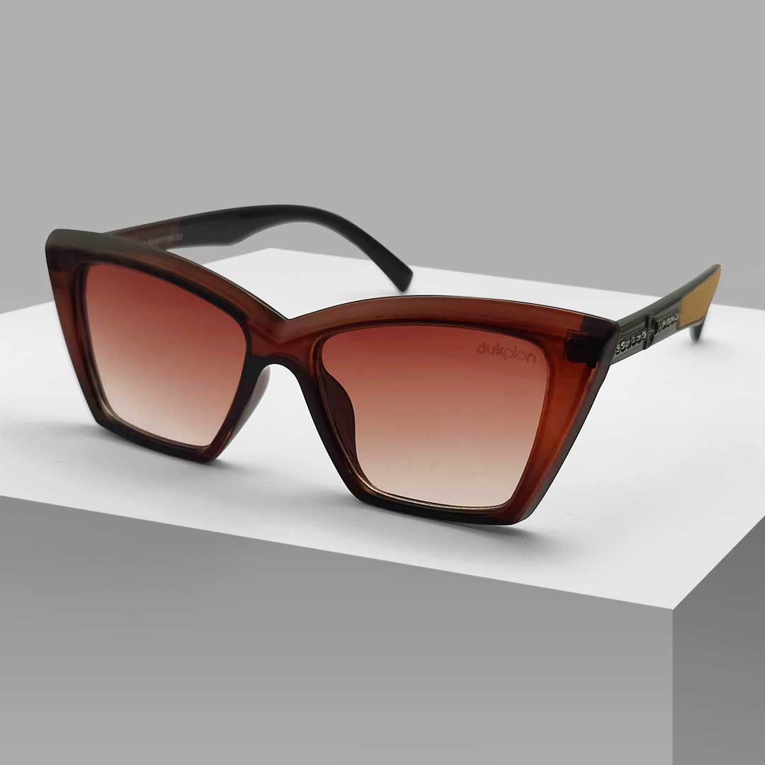 Red Color Cat Eye Shape Sunglasses