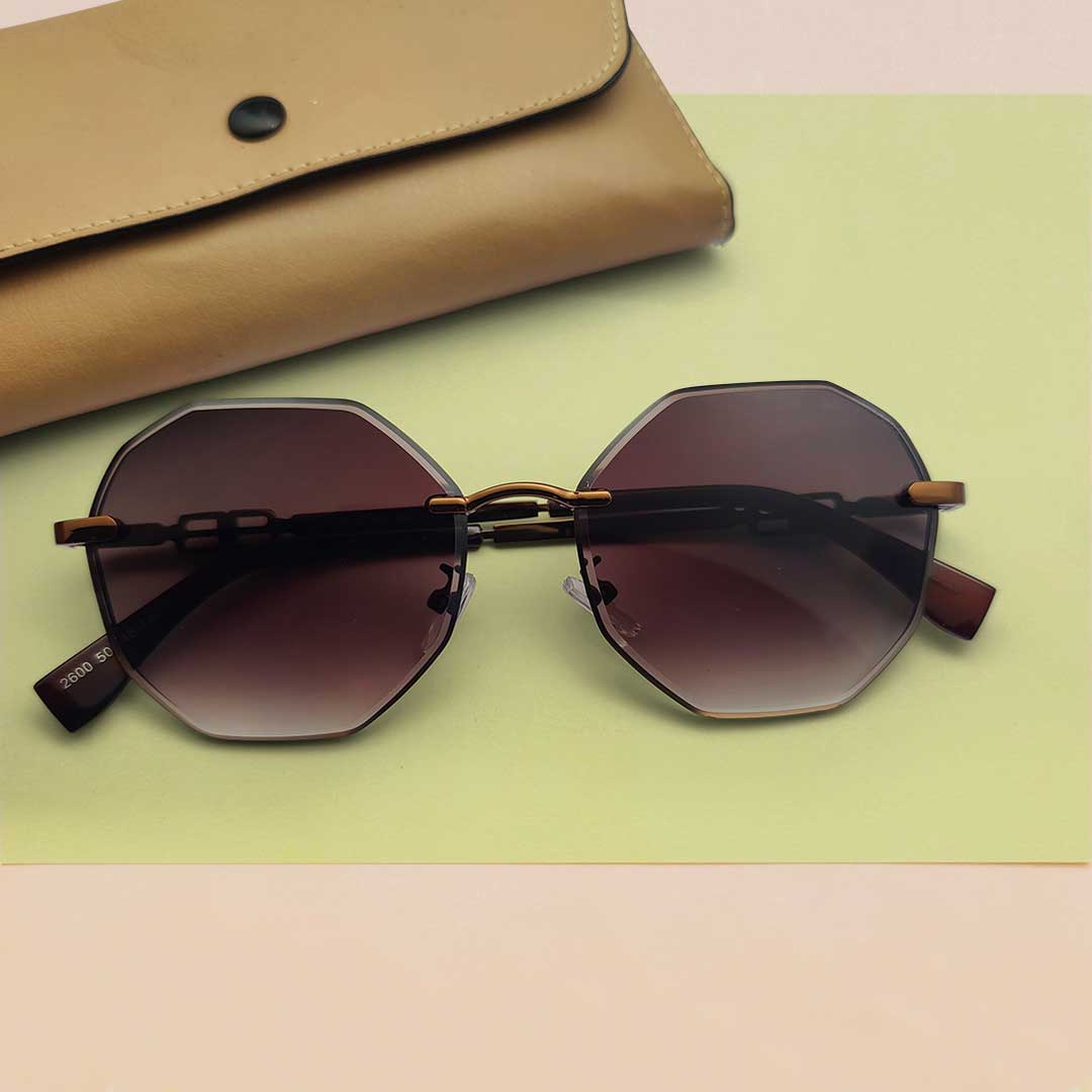 Geometric Shape Unique Design Sunglasses