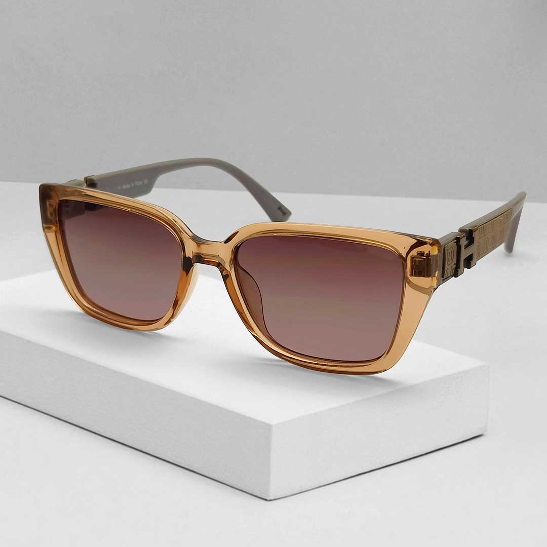 Transparent Color Stylish Woman Sunglasses