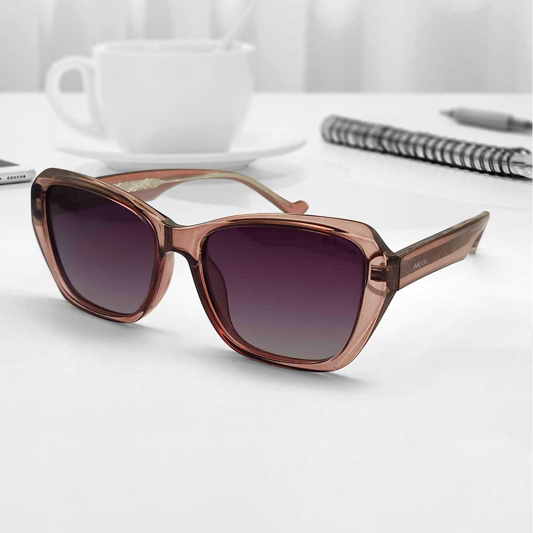 Transparent Color Woman Sunglasses