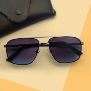 Double Bridge Metal Frame Sunglasses