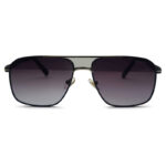 Double Bridge Metal Frame Sunglasses