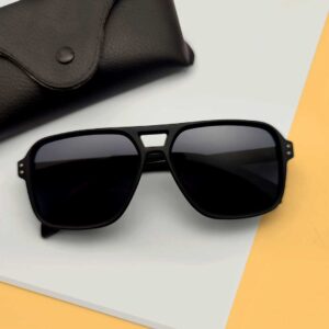 Double Bridge Black Color Sunglasses