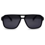 Double Bridge Black Color Sunglasses